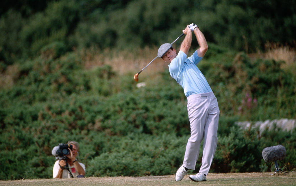 Tom Watson at The Open in 1989